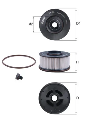 Palivový filtr KNECHT KX591D – OE 31920S1900 Palivový filtr KNECHT KX591D – OE 31920S1900