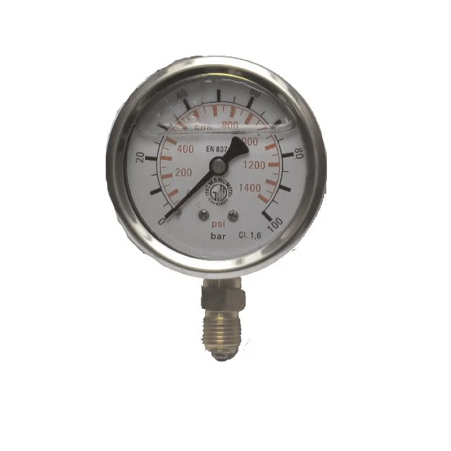 Manometr glycerinový GS 63mm 1/4" 0-1000barů 70231