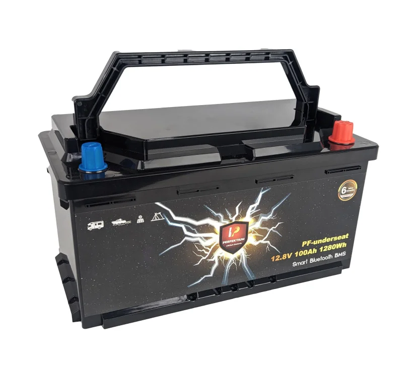 Akumulátor trakční PERFEKTIUM LiFePO4 12.8V/100Ah bez vyhřívací podložky Smart Bluetooth BMS 355x175x188mm 739249 Akumulátor trakční PERFEKTIUM LiFePO4 12.8V/100Ah bez vyhřívací podložky Smart Bluetooth BMS 355x175x188mm 739249