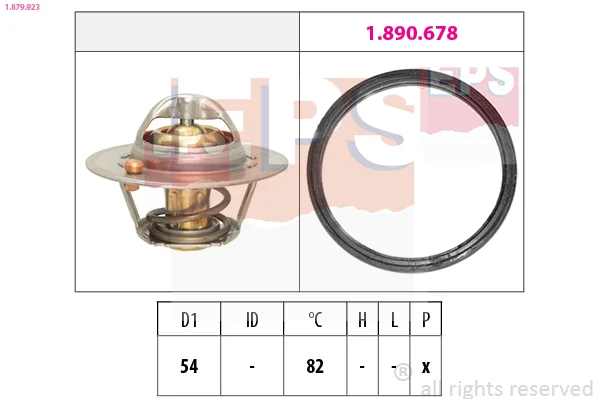 Termostat, chladivo EPS 1.879.923 – OE 212007696R