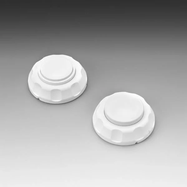 Aretace dveří magnetická sada 2 kusy průměr 60 mm výška 20 mm bílá samoobslužné balení Froli 310502