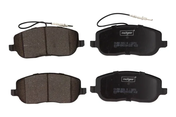 Sada brzdových destiček, kotoučová brzda MAXGEAR 19-2892