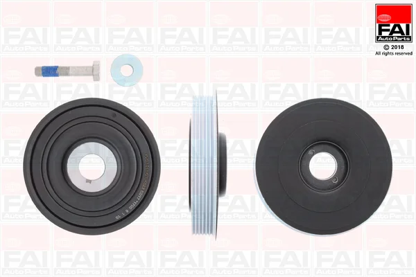 Sada řemenice, kliková hřídel FAI AutoParts FVD1011K Sada řemenice, kliková hřídel FAI AutoParts FVD1011K