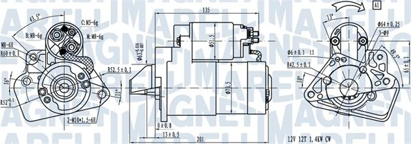 Startér MAGNETI MARELLI 063721332010