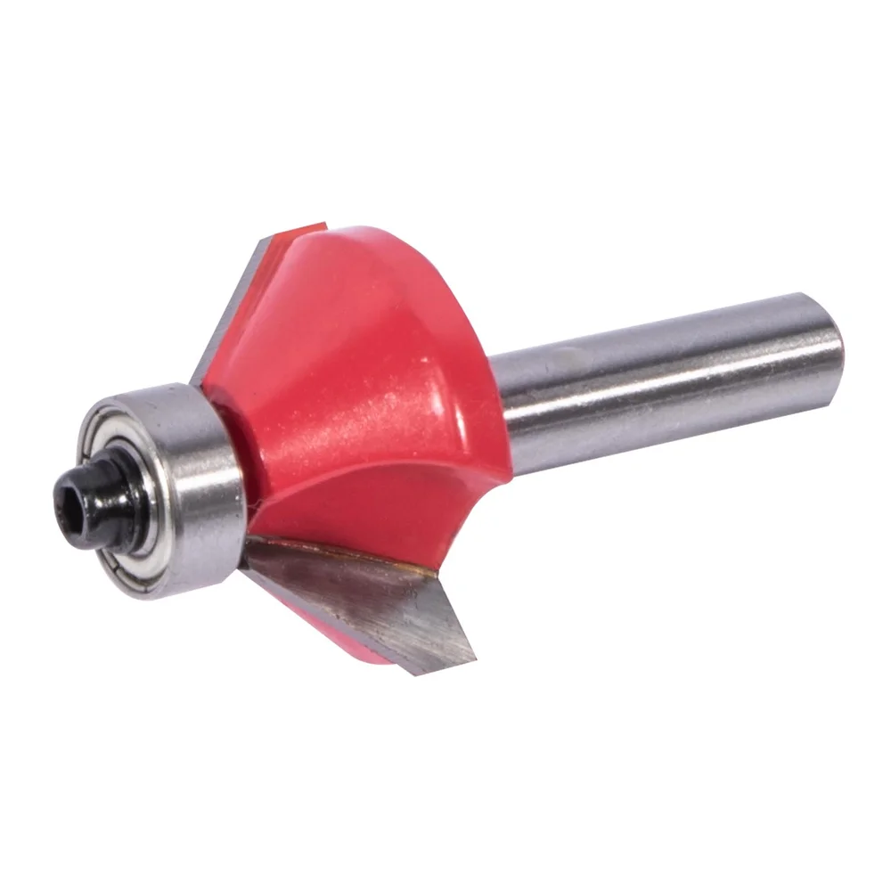 Fréza tvarová do dřeva 3,17 × 49 mm – stopka 8 mm, tvrdokovový břit, pro horní frézky 617225