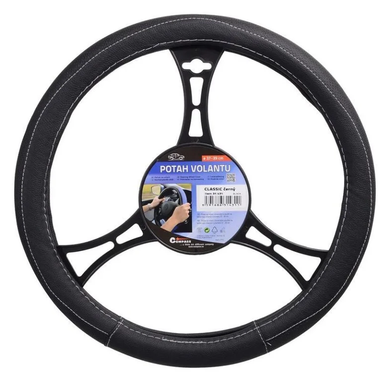 Potah volantu CLASSIC černý 37-39cm 650226