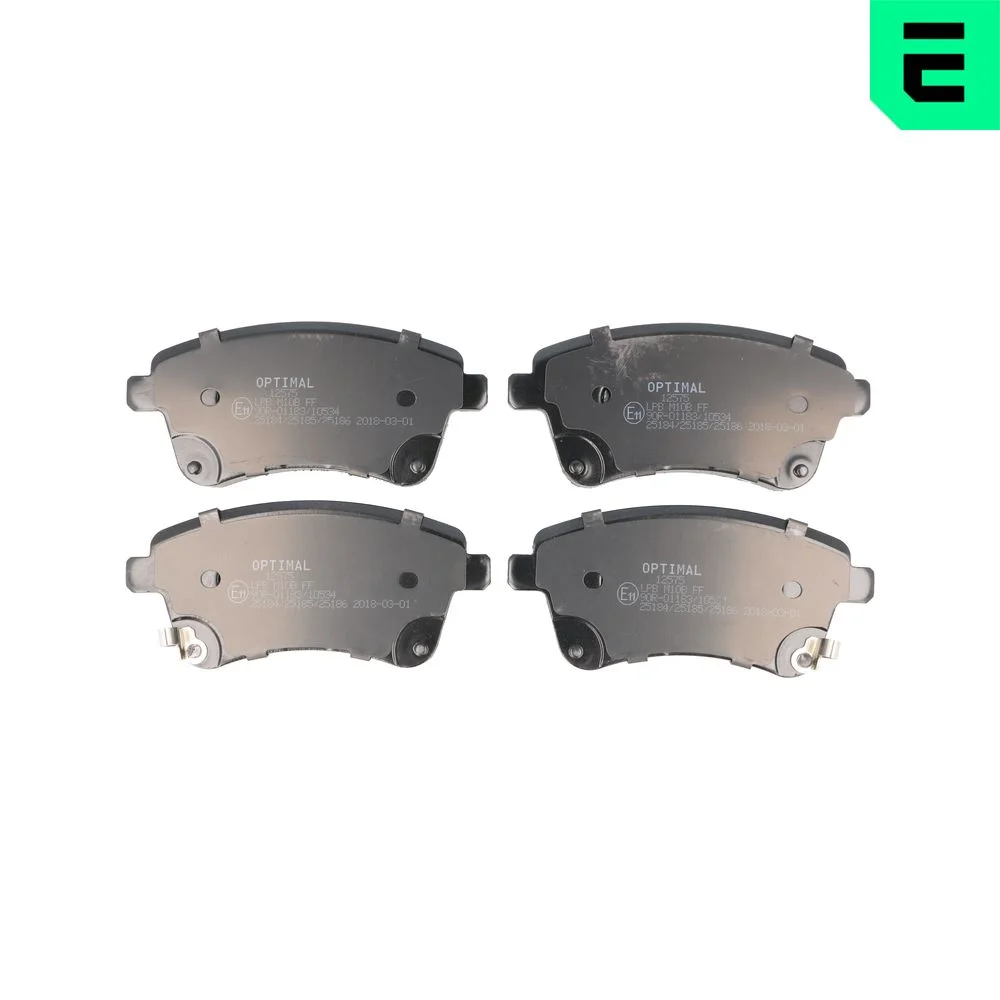 Sada brzdových destiček, kotoučová brzda OPTIMAL BP-12575