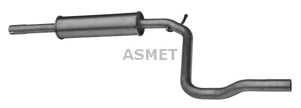Stredni tlumic vyfuku ASMET 03.075