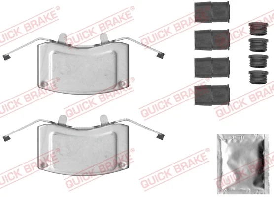 Sada prislusenstvi, oblozeni kotoucove brzdy QUICK BRAKE 109-0051