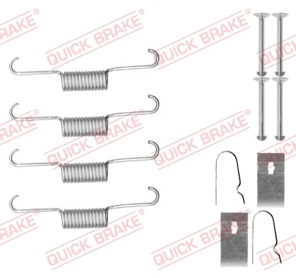 Sada prislusenstvi, parkovaci brzdove celisti QUICK BRAKE 105-0884 Sada prislusenstvi, parkovaci brzdove celisti QUICK BRAKE 105-0884