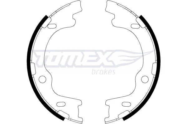 Sada brzdových čelistí Tomex Brakes TX22-20