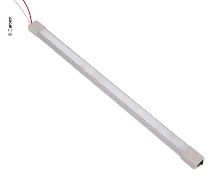 Svítidlo LED liniové hliníkové 12V/24V 7,2W 468 mm 36 LED 3000K teplá bílá s vypínačem IP65 303119