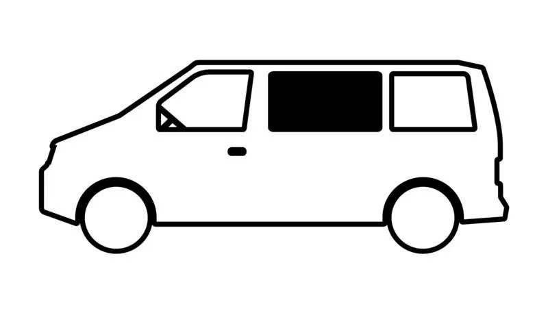 Boční pevné okno CARBEST pro Mercedes Benz Vito (2004-2014) krátký i dlouhý rozvor, přední levé, 1096x565mm, tonované 304390