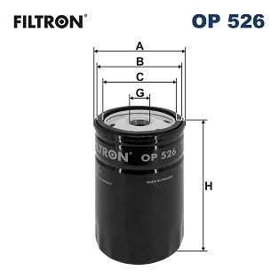 FI OP526 filtr olejový FILTRON