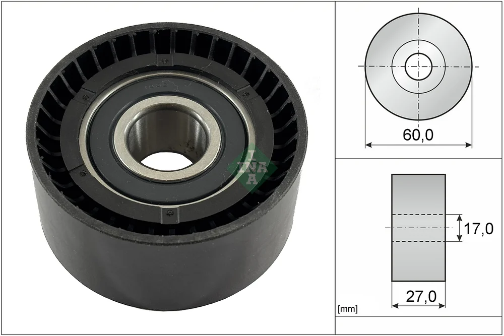 Vratná/vodicí kladka, ozubený řemen Schaeffler INA 532074710