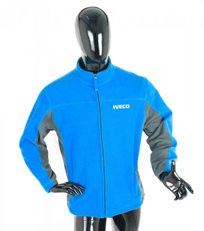 Bunda/mikina fleece IVECO modrá M 647973