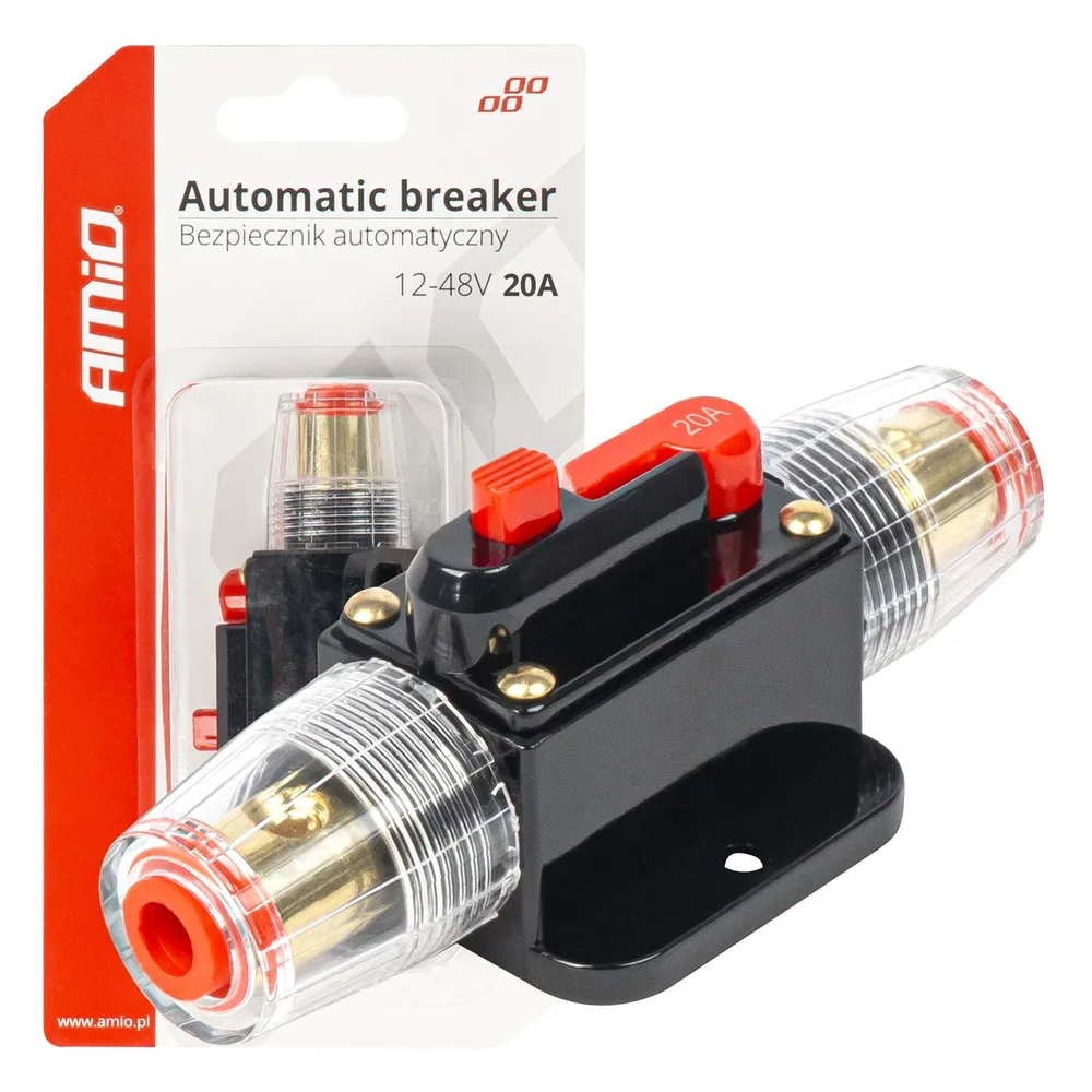 Automatická autopojistka 12-48V 20A AMIO-03815 Automatická autopojistka 12-48V 20A AMIO-03815