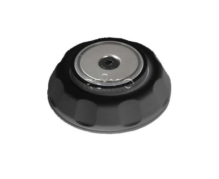 Aretace dveří magnetická průměr 60 mm výška 20 mm černá samoobslužné balení Froli 310485