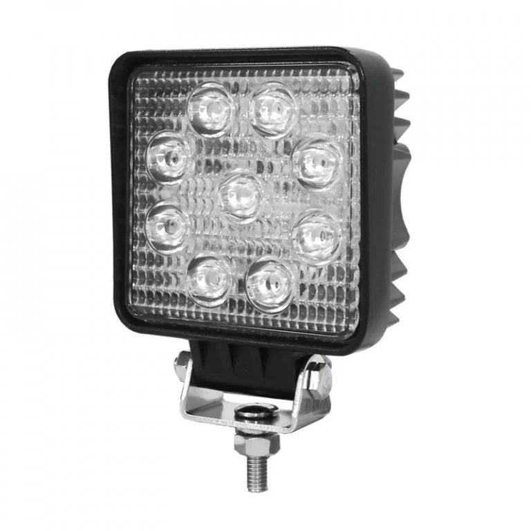 Svítilna pracovní LED 90x90mm, 10-32V, 9 ETI LED, 27W, 1600Lm, R10 717277
