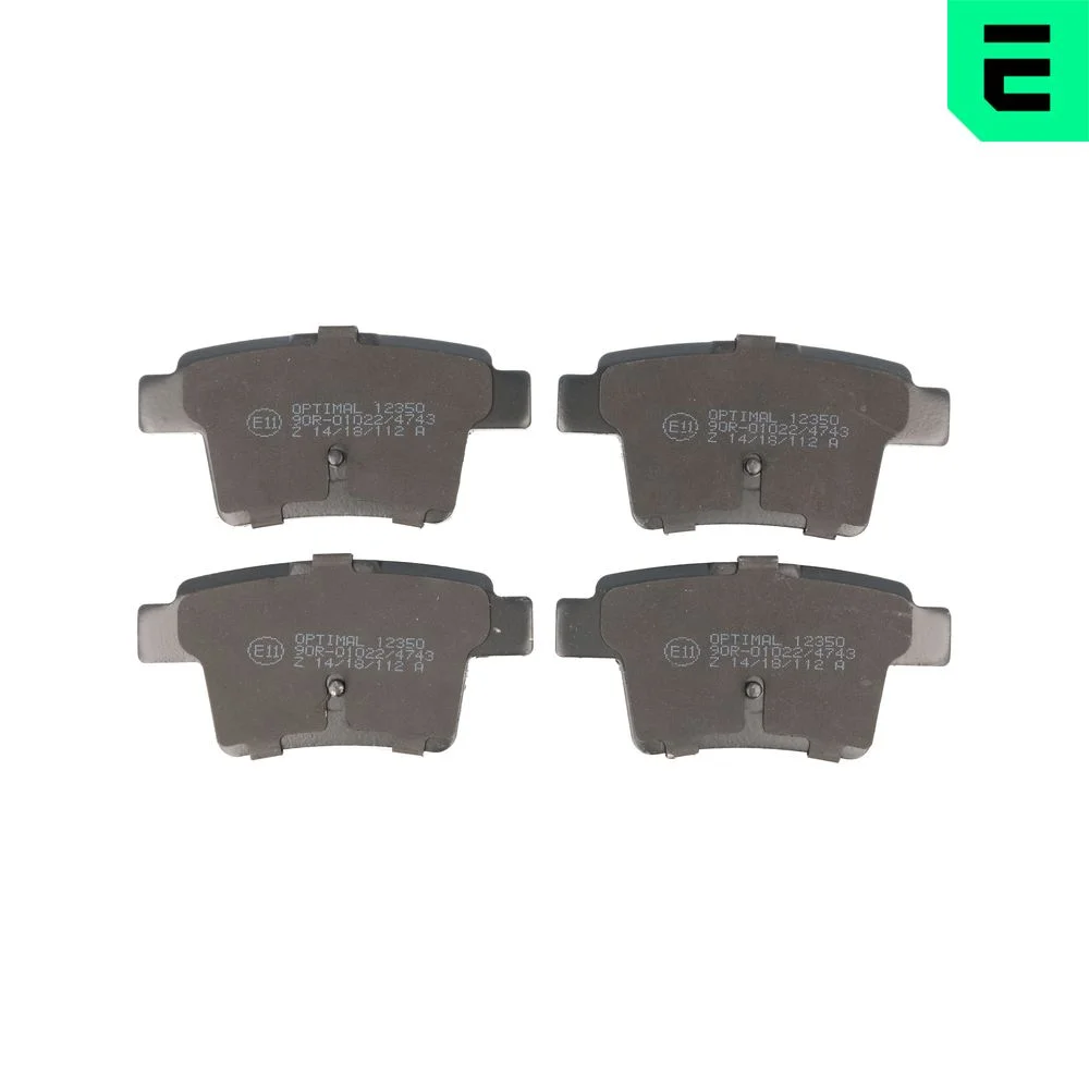 Sada brzdových destiček, kotoučová brzda OPTIMAL BP-12350