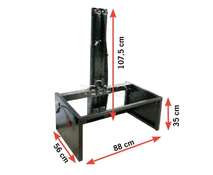 Kotevní rám pro bezpečnostní pásy Sportscraft (šířka 880 mm, pro Ducato/Boxer/Jumper, homologace M1) 307567