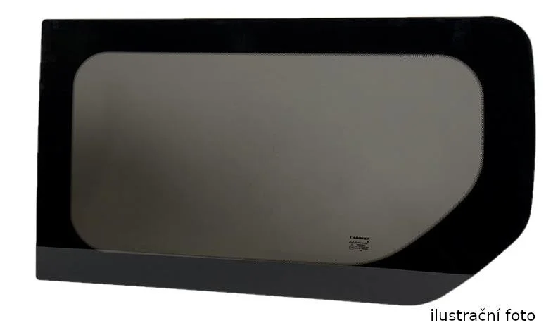 Okno pevné tónované Carbest pro VW T4 (1990–2004), zadní pravá strana, rozměr 967 × 522 mm 304115
