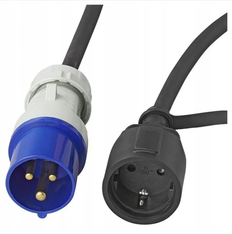 Adaptér kabelový, zástrčka CEE/zásuvka SCHUKO 3x2.5mm2 16A 1.5m 373530DE 318397