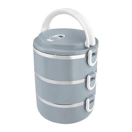 Jídlonosič MagicHome 3dílný, 0,5l, modrý 300542