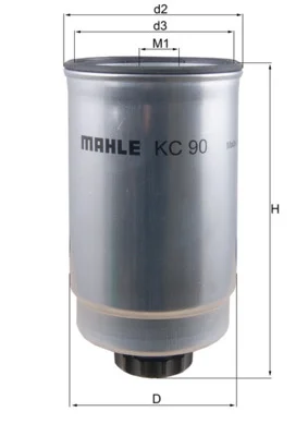 Palivový filtr MAHLE KC90