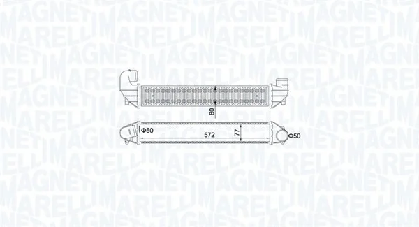 Chladič turba MAGNETI MARELLI 351319205270