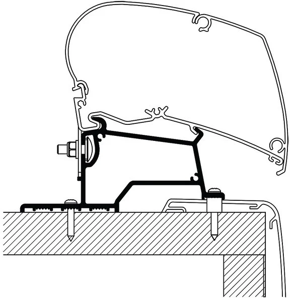 Adaptér montážní pro markýzy Thule Omnistor na Rapido Compact Integral (500 cm) 313394 Adaptér montážní pro markýzy Thule Omnistor na Rapido Compact Integral (500 cm) 313394