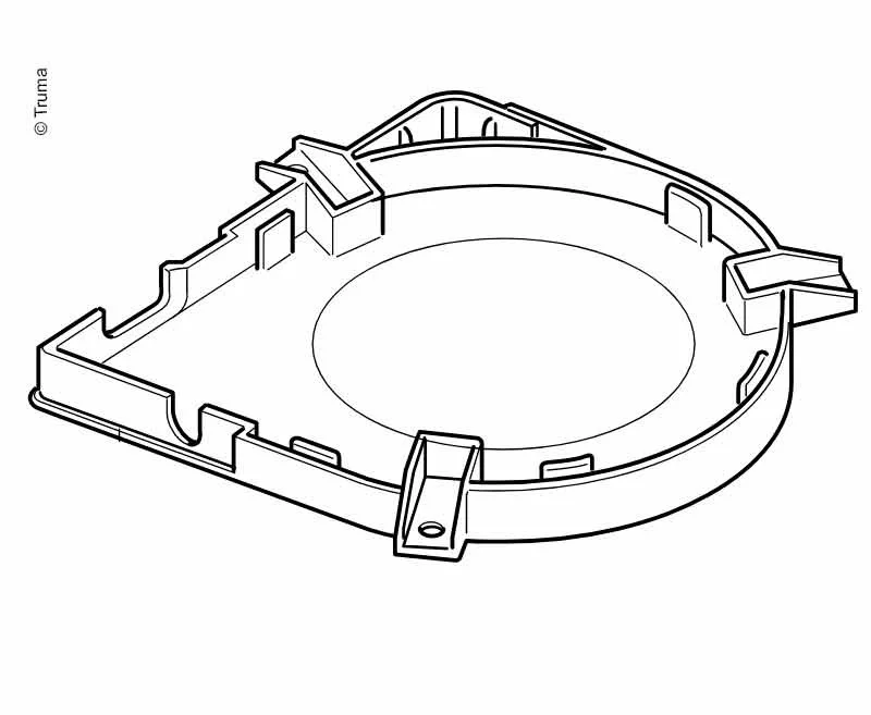 Dno krytu Truma pro bojler B10 / B14 316002