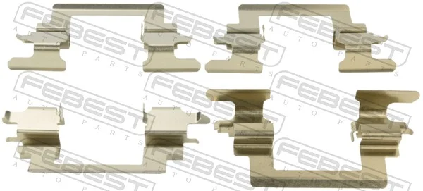 Sada příslušenství, obložení kotoučové brzdy FEBEST 0403-CS1AF