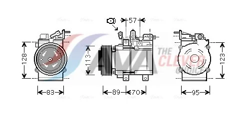 Kompresor, klimatizace AVA Clever Choice KAK137 – OE 977013E350