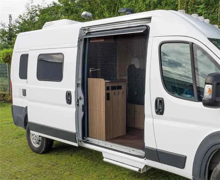 Síť proti hmyzu do posuvných dveří s rámem REMIcare VAN, Fiat Ducato (střední/dlouhý rozvor, vysoké dveře, pro pravostranné řízení) 310633