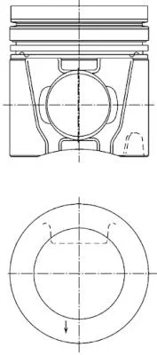 Píst KOLBENSCHMIDT 40276600