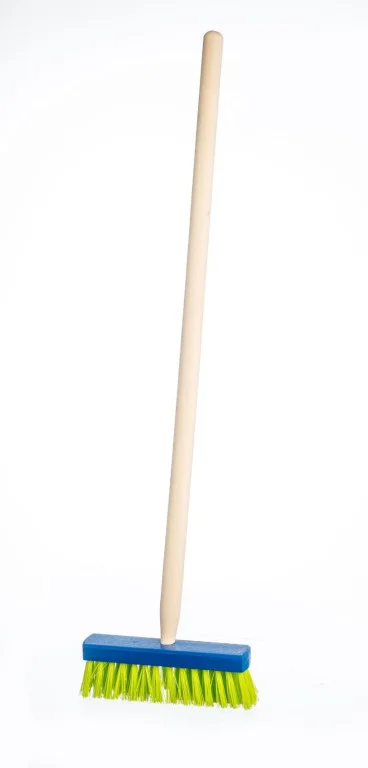 Koště modré s násadou, 80cm 750720