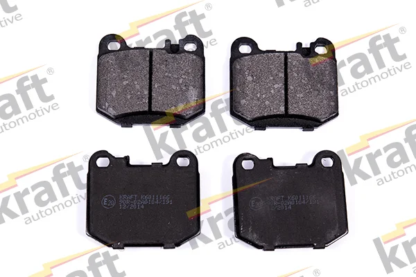 Sada brzdových destiček, kotoučová brzda KRAFT AUTOMOTIVE 6011166