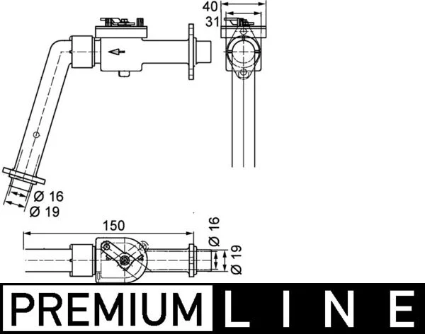 Termostat MAHLE CV7000P – OE 3093482 Termostat MAHLE CV7000P – OE 3093482