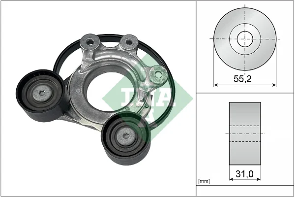 Napínák, žebrovaný klínový řemen Schaeffler INA 534077410