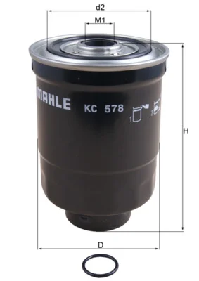 Palivový filtr MAHLE KC578D