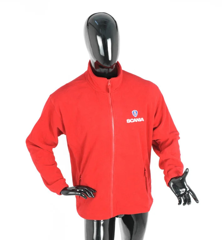 Bunda/mikina fleece SCANIA červená S 717437
