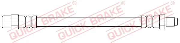 Brzdová hadice QUICK BRAKE 37.045 – OE 7D0611775C